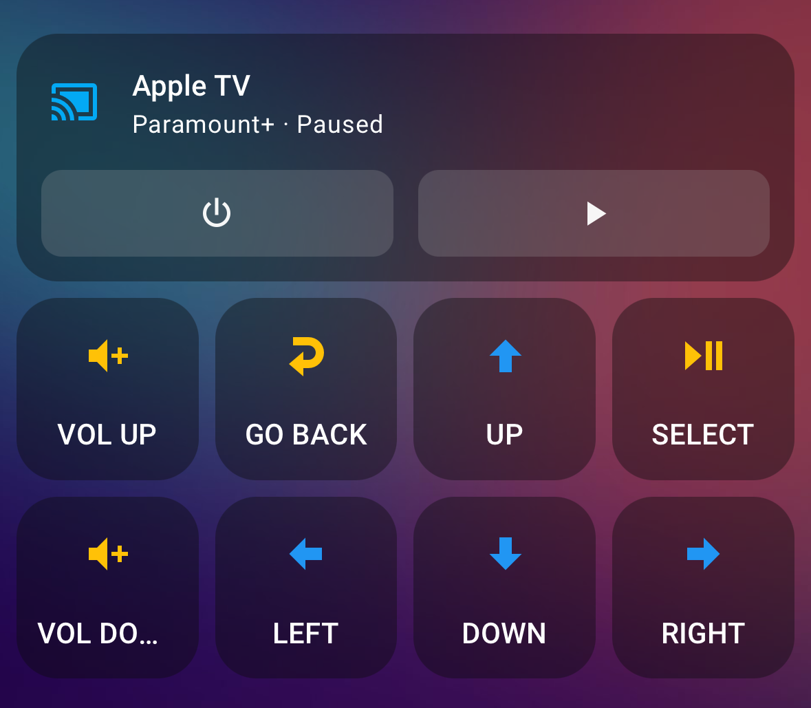 Apple TV Remote Controls